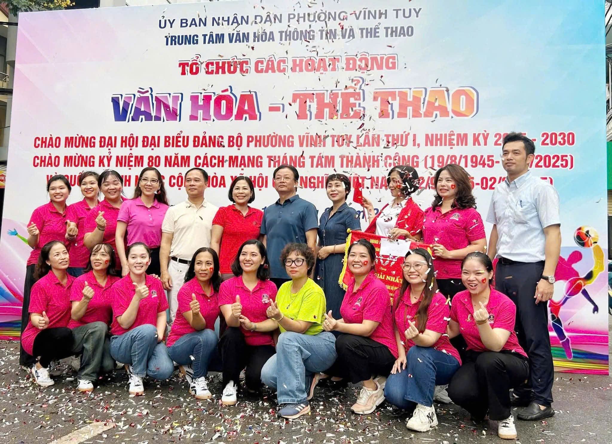Phường Vĩnh Tuy tổ chức chuỗi các hoạt động Văn hóa - Thể thao chào mừng Đại hội Đảng bộ phường lần thứ I và kỷ niệm 80 năm Quốc khánh nước CHXHCN Việt Nam (2/9/1945-2/9/2025).- Ảnh 10.