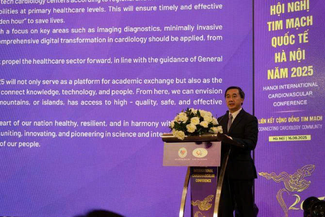 Hội nghị Tim mạch quốc tế Hà Nội 2025: Liên kết cộng đồng tim mạch- Ảnh 1.