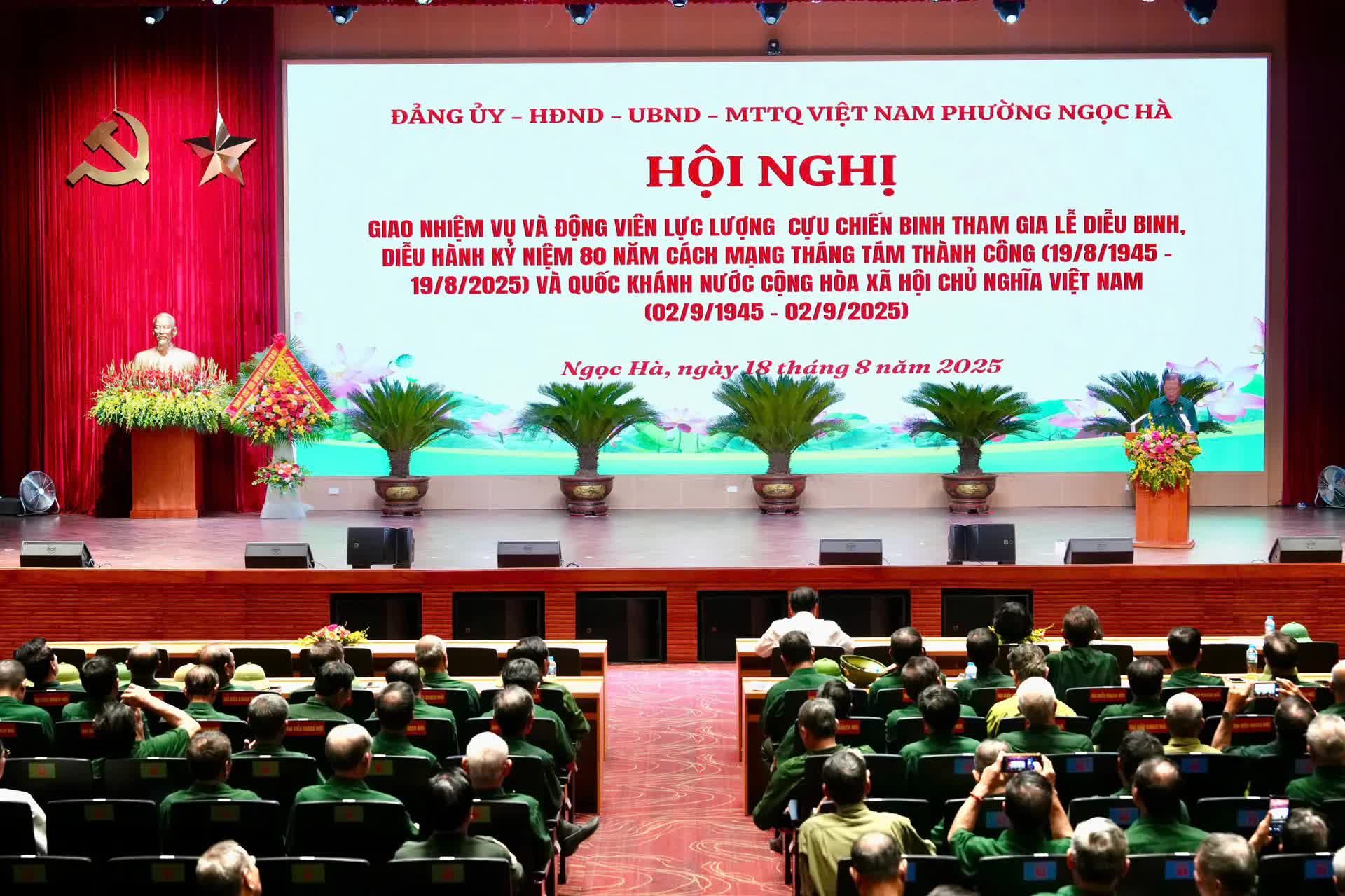 85 cựu chiến binh tiêu biểu phường Ngọc Hà: Vinh dự, tự hào và quyết tâm cho ngày hội lớn của đất nước- Ảnh 1.