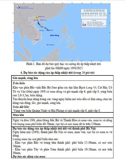 TIN ÁP THẤP NHIỆT ĐỚI TRÊN ĐẤT LIỀN- Ảnh 2.