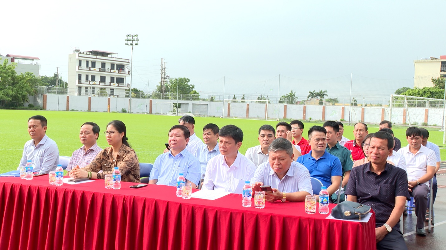 Khai mạc Giải bóng đá nam Hoài Đức năm 2025- Ảnh 1.