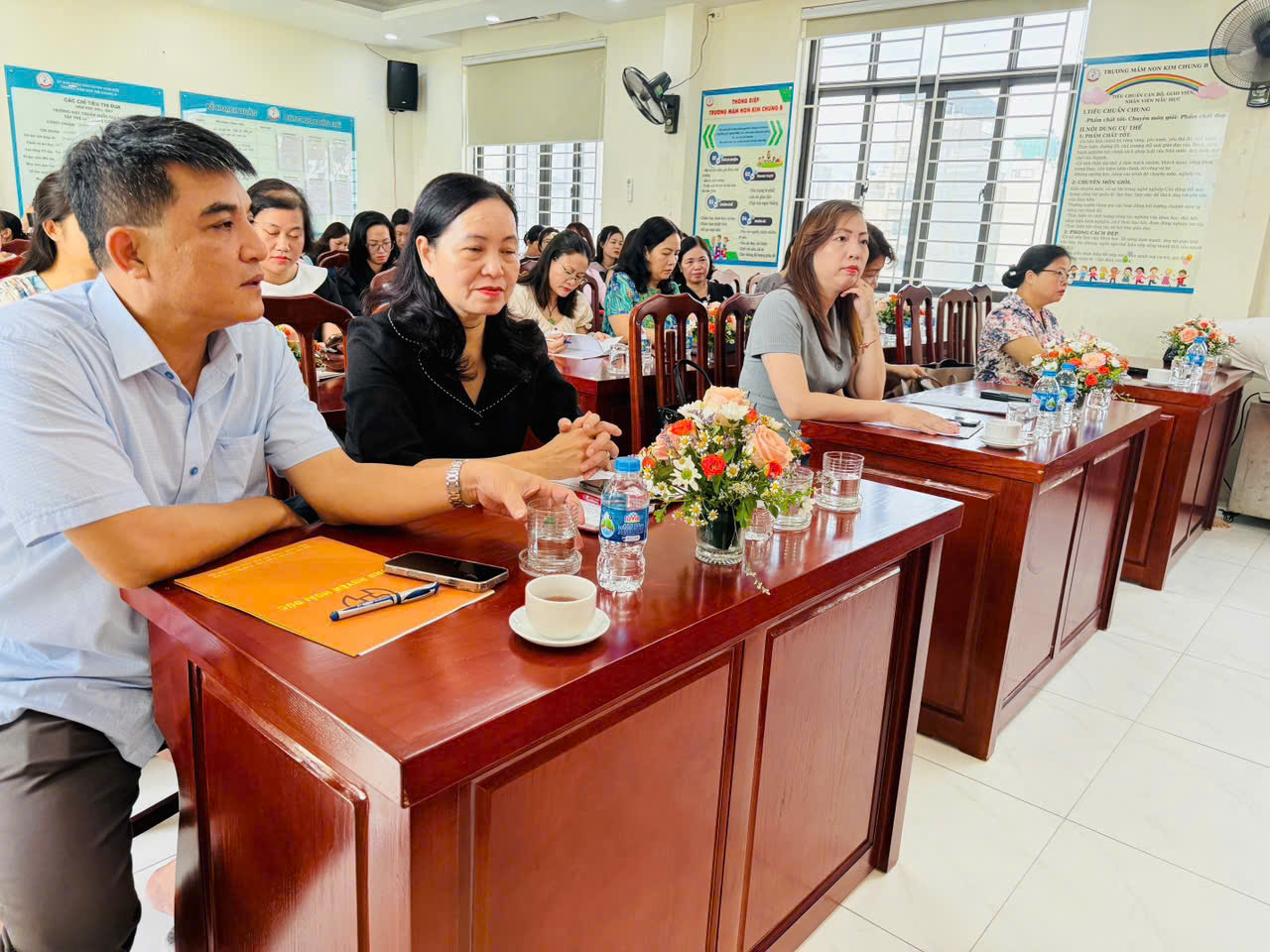 Trường Mầm non Kim Chung B đón tiếp đoàn khảo sát chương trình giáo dục mầm non giai đoạn 2026-2035 của Bộ giáo dục và Đào tạo- Ảnh 1.