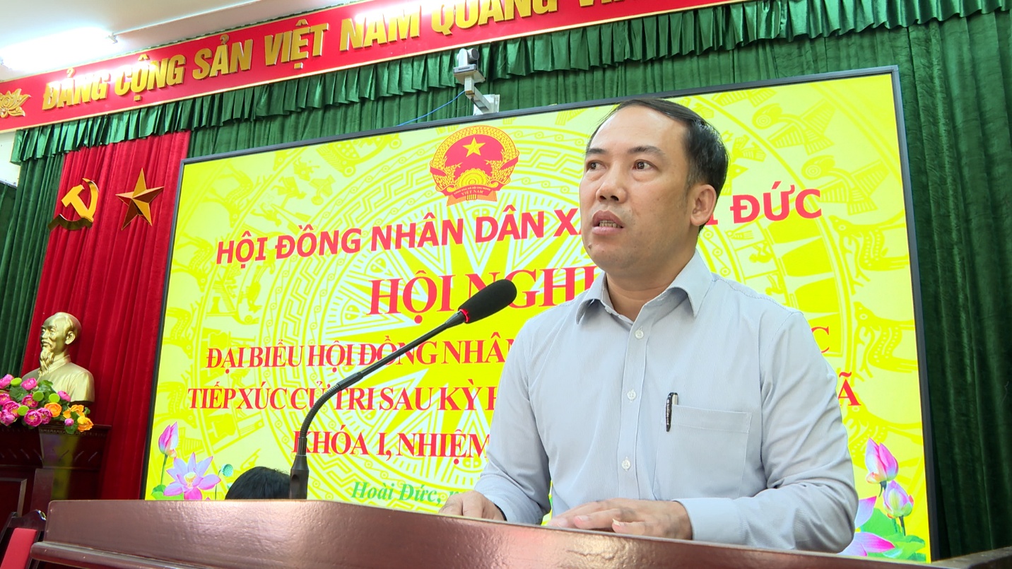 Tin tổng hợp: Đại biểu HĐND xã Hoài Đức tiếp xúc cử tri sau kỳ họp thứ 2 HĐND xã khóa I, nhiệm kỳ 2021-2026- Ảnh 37.