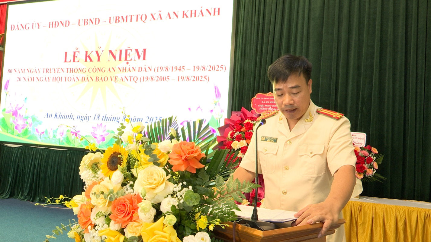 An Khánh kỷ niệm 80 năm Ngày truyền thống lực lượng Công an Nhân dân Việt Nam và 20 năm Ngày hội toàn dân bảo vệ an ninh Tổ quốc- Ảnh 5.