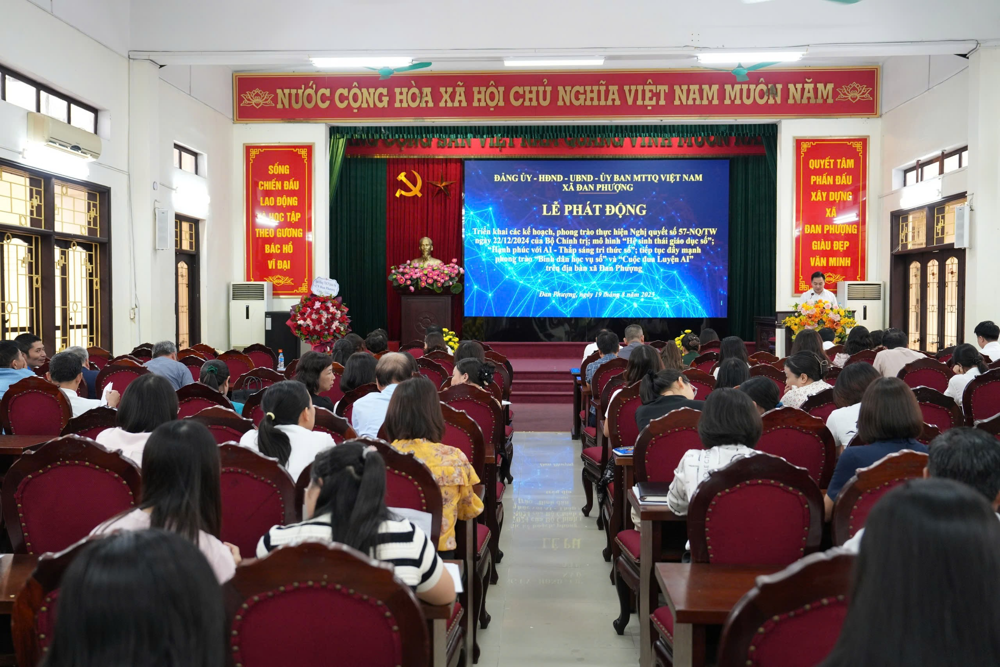 XÃ ĐAN PHƯỢNG QUYẾT TÂM THỰC HIỆN THÀNH CÔNG NGHỊ QUYẾT SỐ 57-NQ/TW CỦA BỘ CHÍNH TRỊ- Ảnh 1.