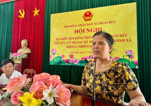 Tin tổng hợp: Đại biểu HĐND xã Hoài Đức tiếp xúc cử tri sau kỳ họp thứ 2 HĐND xã khóa I, nhiệm kỳ 2021-2026- Ảnh 11.