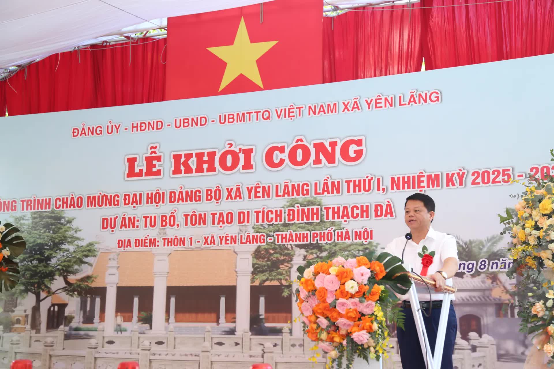 Xã Yên Lãng: Khởi công tôn tạo nhiều công trình văn hóa chào mừng đại hội Đảng bộ xã- Ảnh 3.