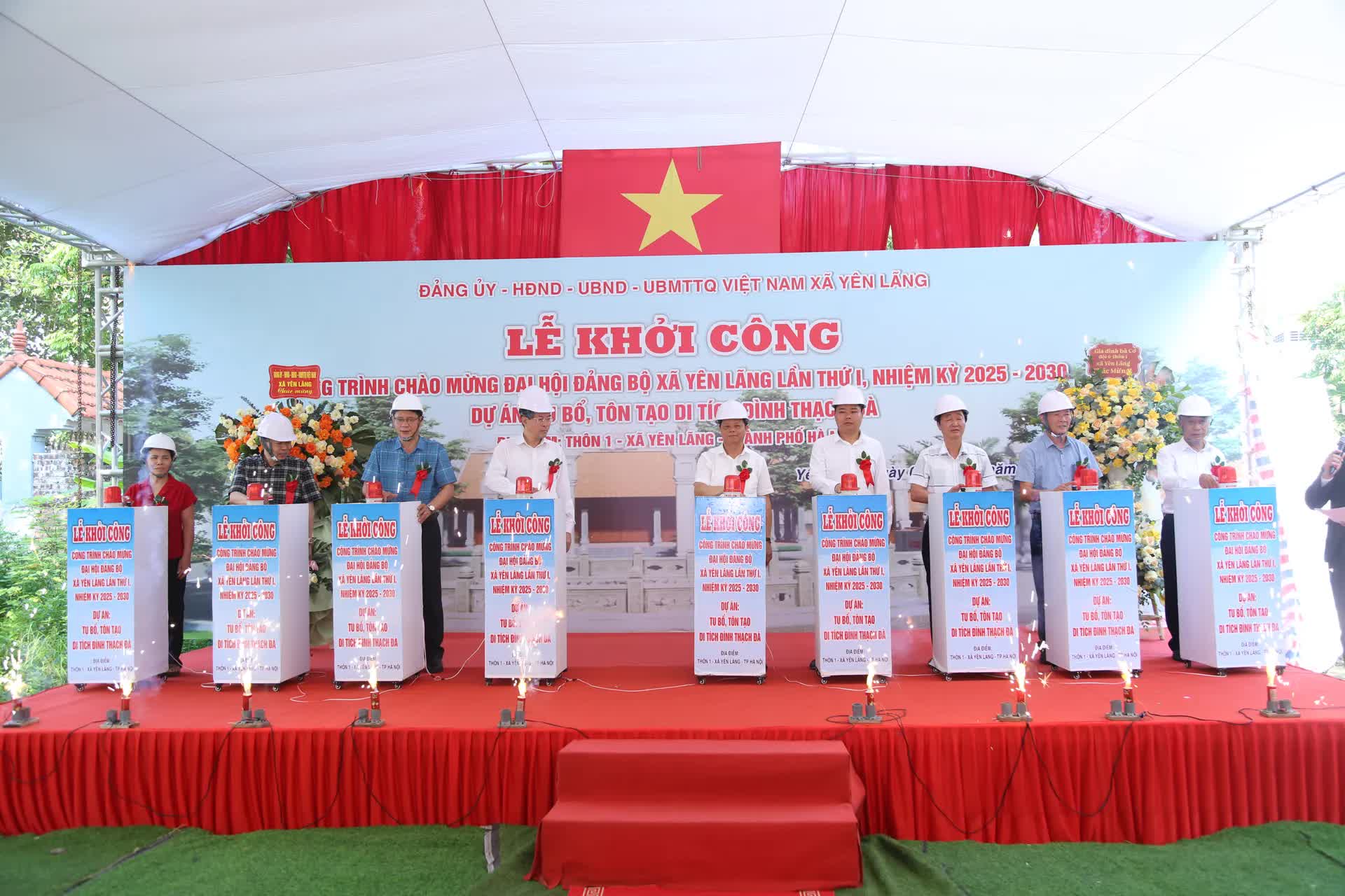 Xã Yên Lãng: Khởi công tôn tạo nhiều công trình văn hóa chào mừng đại hội Đảng bộ xã- Ảnh 6.