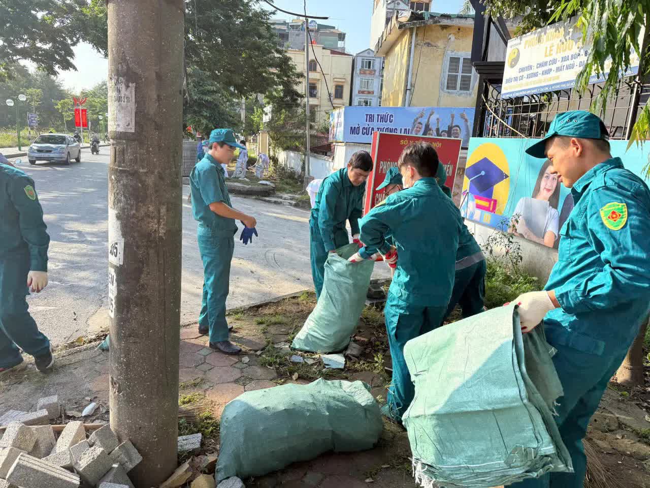 Phường Định Công lan tỏa thông điệp “Sáng - Xanh - Sạch - Đẹp”- Ảnh 3.