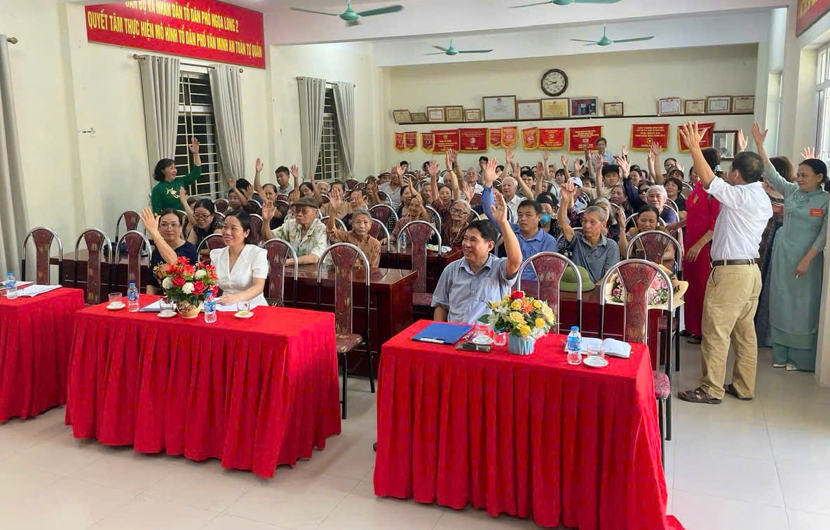 Phường Tây Tựu tổ chức bầu cử Tổ trưởng TDP nhiệm kỳ 2025 - 2027- Ảnh 3.