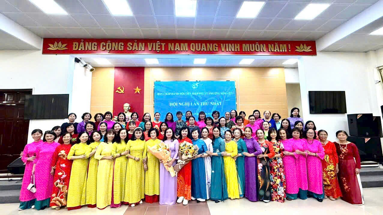 Phường Kim Liên tổ chức Hội nghị công bố Quyết định thành lập Hội Liên hiệp Phụ nữ phường nhiệm kỳ 2021 – 2026- Ảnh 2.