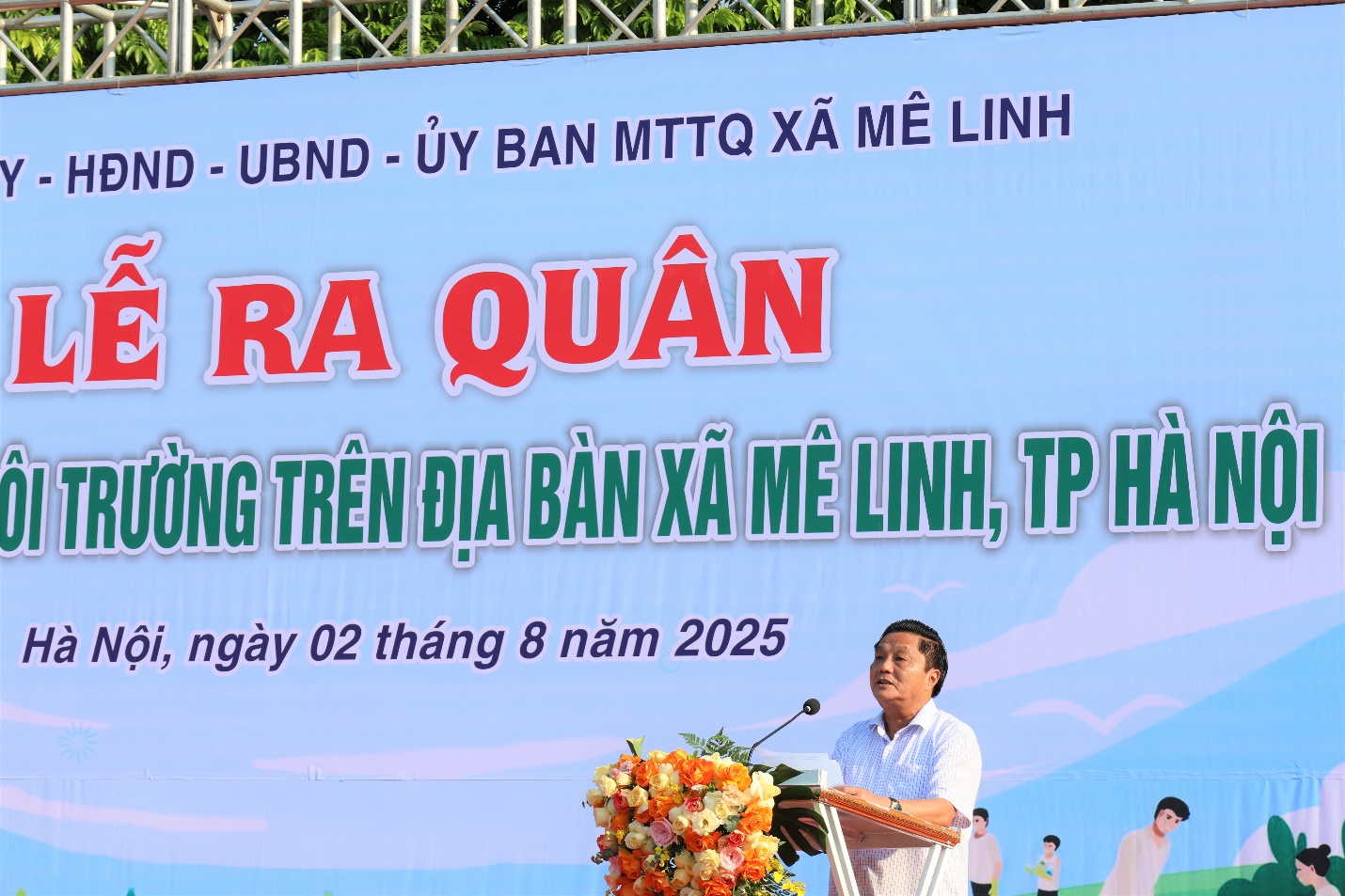 Xã Mê Linh phát động tổng vệ sinh môi trường Sáng – Xanh – Sạch – Đẹp- Ảnh 2.