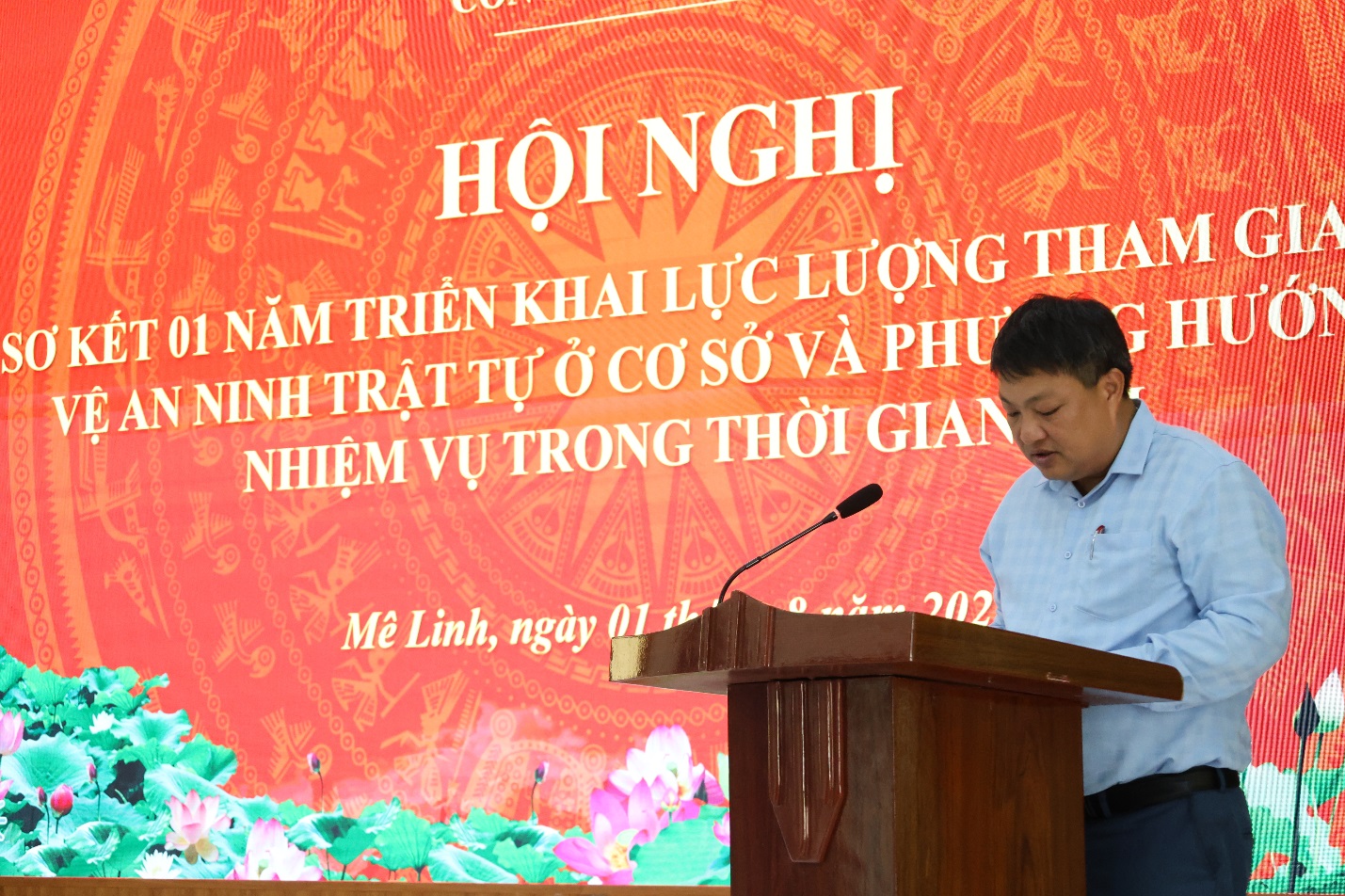 Công an xã Mê Linh: Sơ kết 01 năm triển khai lực lượng tham gia bảo vệ an ninh, trật tự ở cơ sở- Ảnh 2.