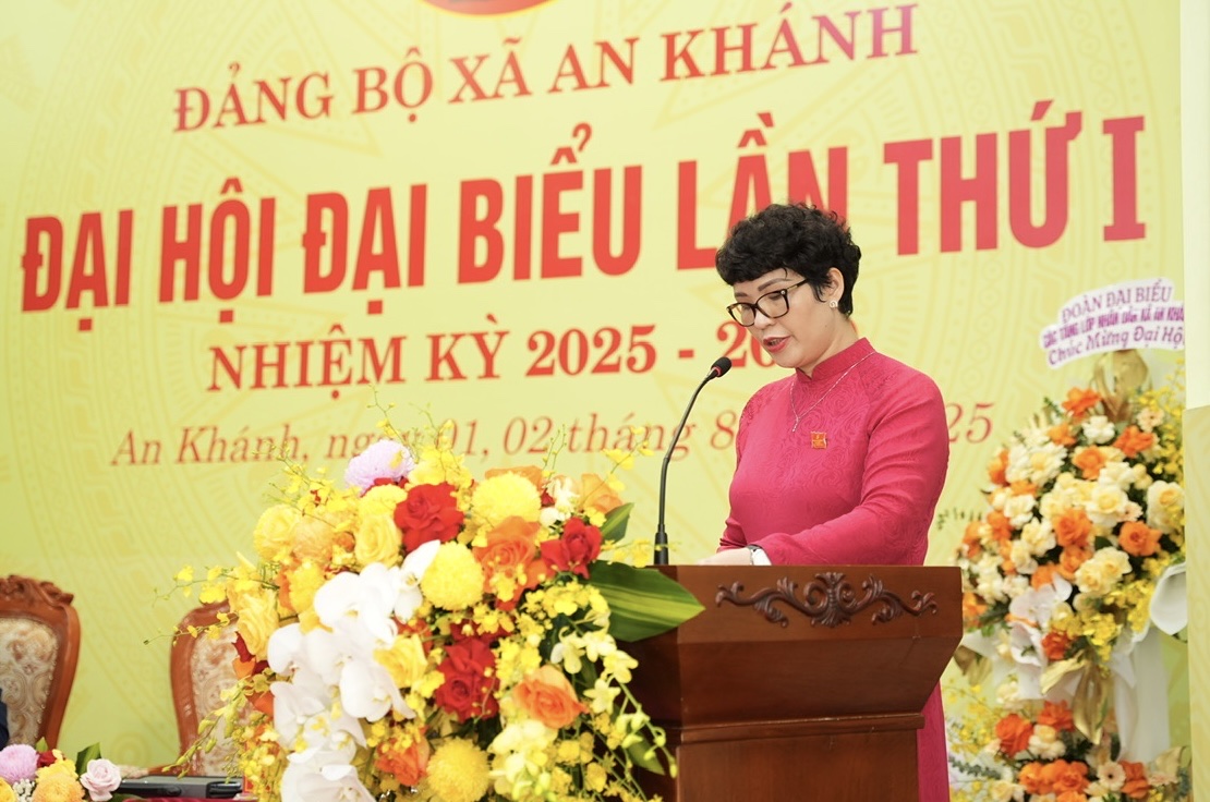 Đại hội đại biểu Đảng bộ xã An Khánh lần thứ I, nhiệm kỳ 2025-2030- Ảnh 6.