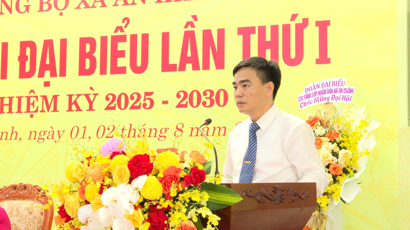 Đại hội đại biểu Đảng bộ xã An Khánh lần thứ I, nhiệm kỳ 2025-2030- Ảnh 8.