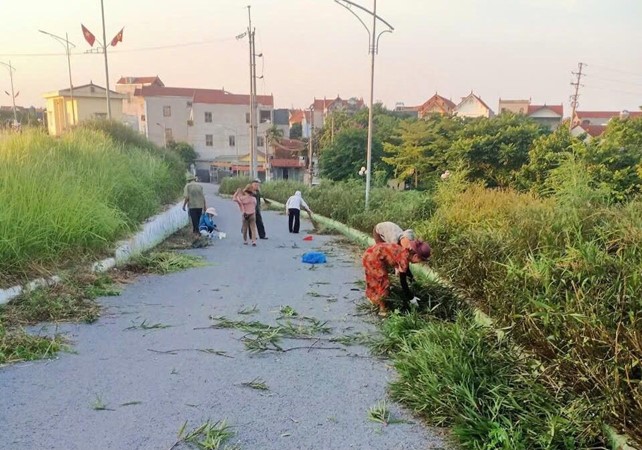 Xã Sơn Đồng ra quân tổng vệ sinh môi trường- Ảnh 15.