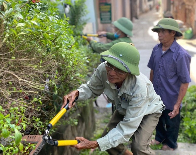 Xã Sơn Đồng ra quân tổng vệ sinh môi trường- Ảnh 16.
