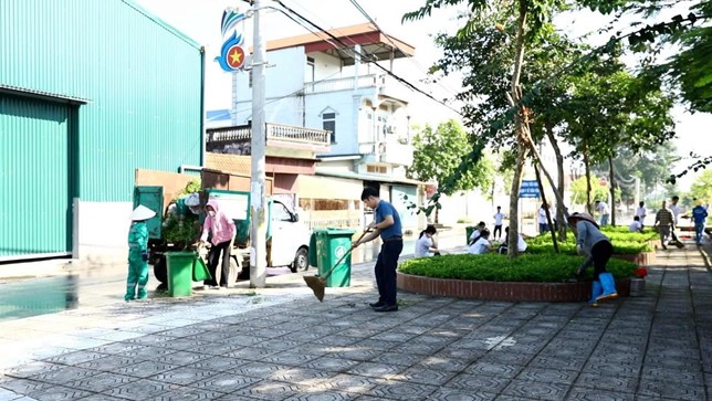 Xã Sơn Đồng ra quân tổng vệ sinh môi trường- Ảnh 6.