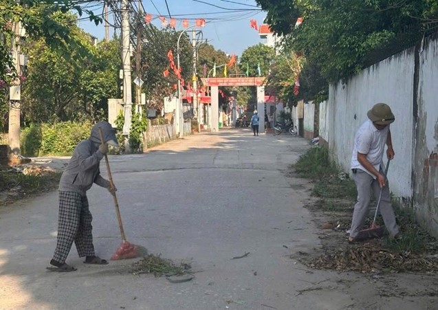 Xã Sơn Đồng ra quân tổng vệ sinh môi trường- Ảnh 10.