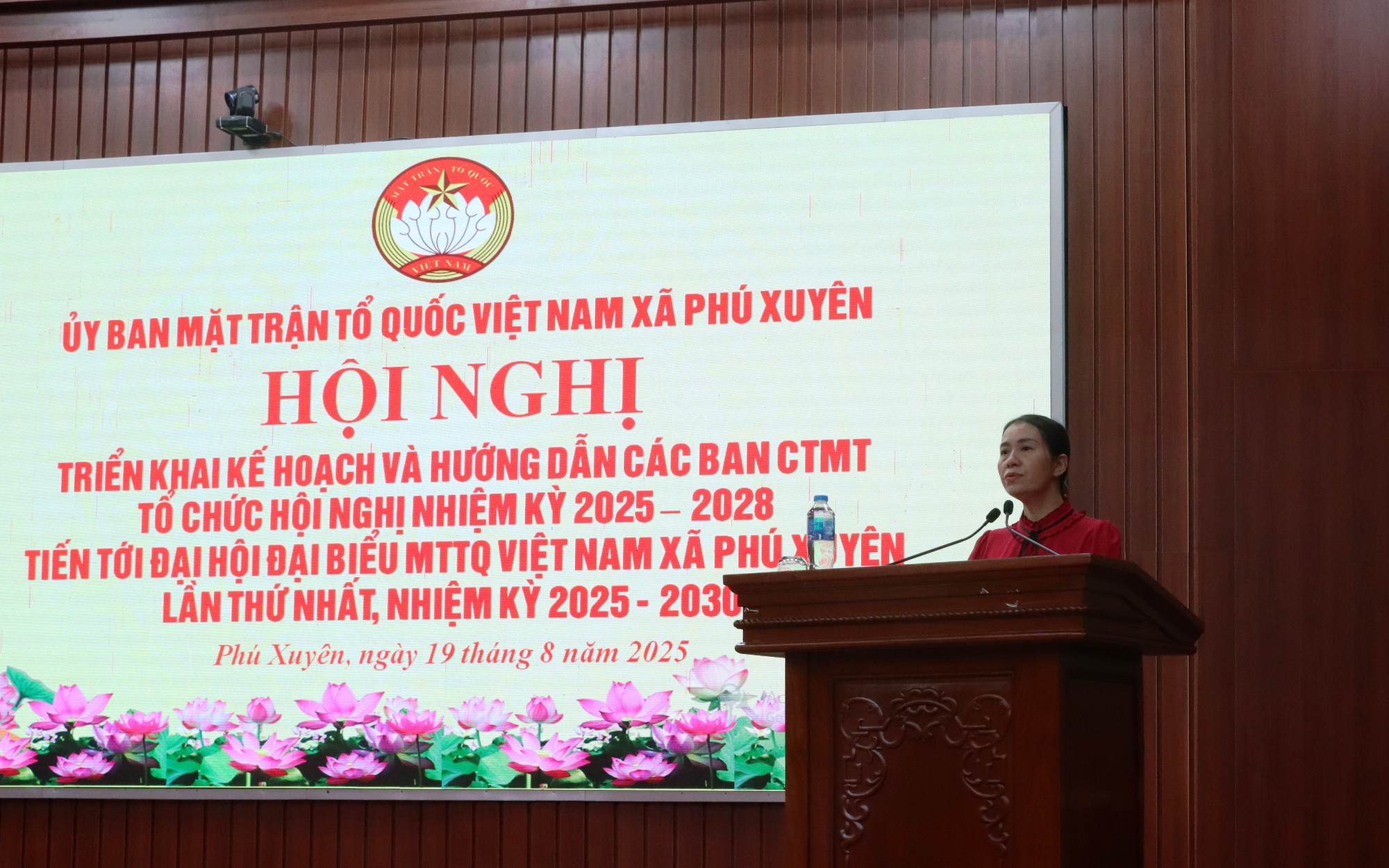 Hội nghị hướng dẫn các Ban công tác mặt trận tổ chức hội nghị ban công tác mặt trận nhiệm kỳ 2025 – 2028