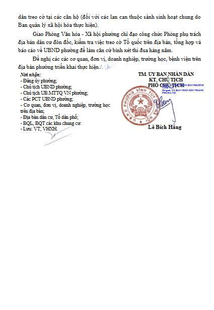 Thông báo treo cờ Tổ quốc- Ảnh 2.