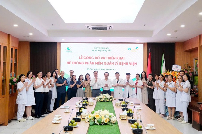 Bệnh viện Phụ sản Hà Nội chính thức vận hành hệ thống phần mềm quản lý bệnh viện toàn diện- Ảnh 1.