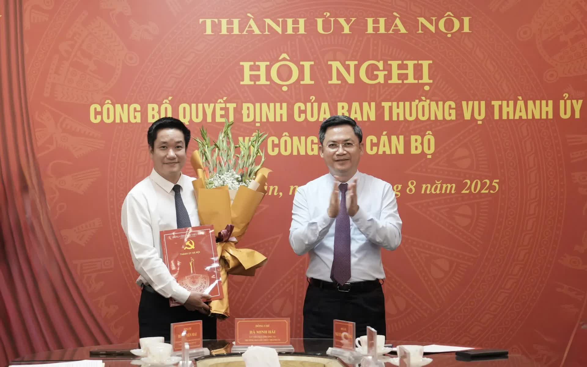 Đồng chí Nguyễn Huy Cường được điều động làm Bí thư Đảng ủy phường Thanh Xuân- Ảnh 1.