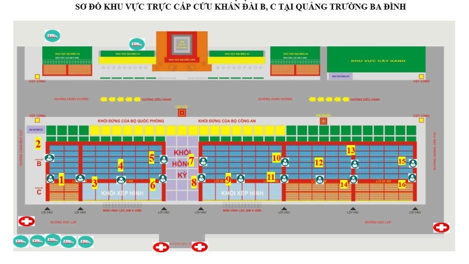 Đáp ứng công tác y tế phục vụ Lễ kỷ niệm 80 năm Cách mạng tháng Tám và Quốc khánh 2/9
- Ảnh 1.
