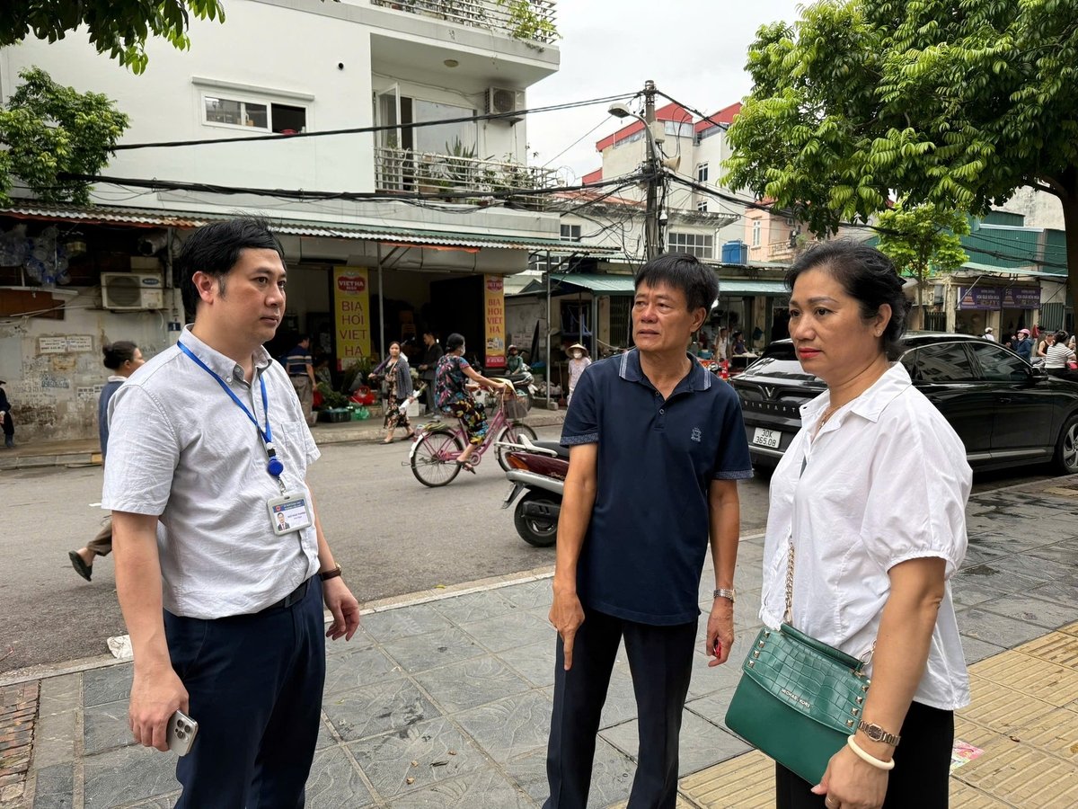 Phường Cầu Giấy triển khai cao điểm xử lý vi phạm trật tự đô thị- Ảnh 4.