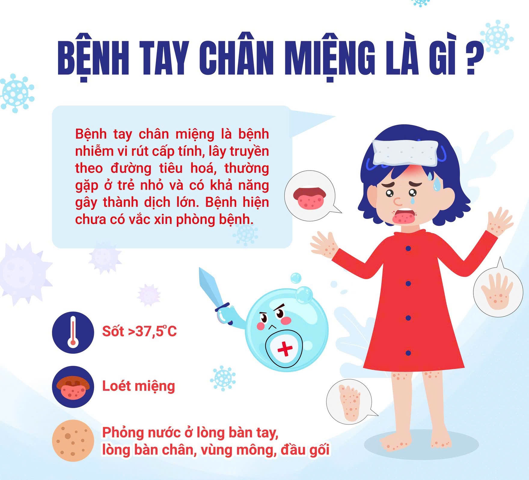 Không chủ quan với bệnh Tay chân miệng: Cùng hành động ngay