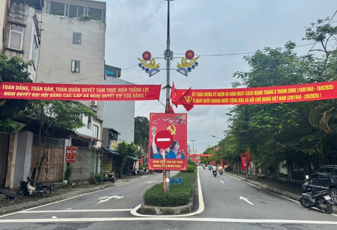 UBND xã Hoài Đức chỉ đạo tổ chức các hoạt động chào mừng kỷ niệm 80 năm Ngày Cách mạng tháng Tám thành công (19/8/1945-19/8/2025) và Quốc khánh nước CHXHCN Việt Nam (02/9/1945-02/9/2025)- Ảnh 2.