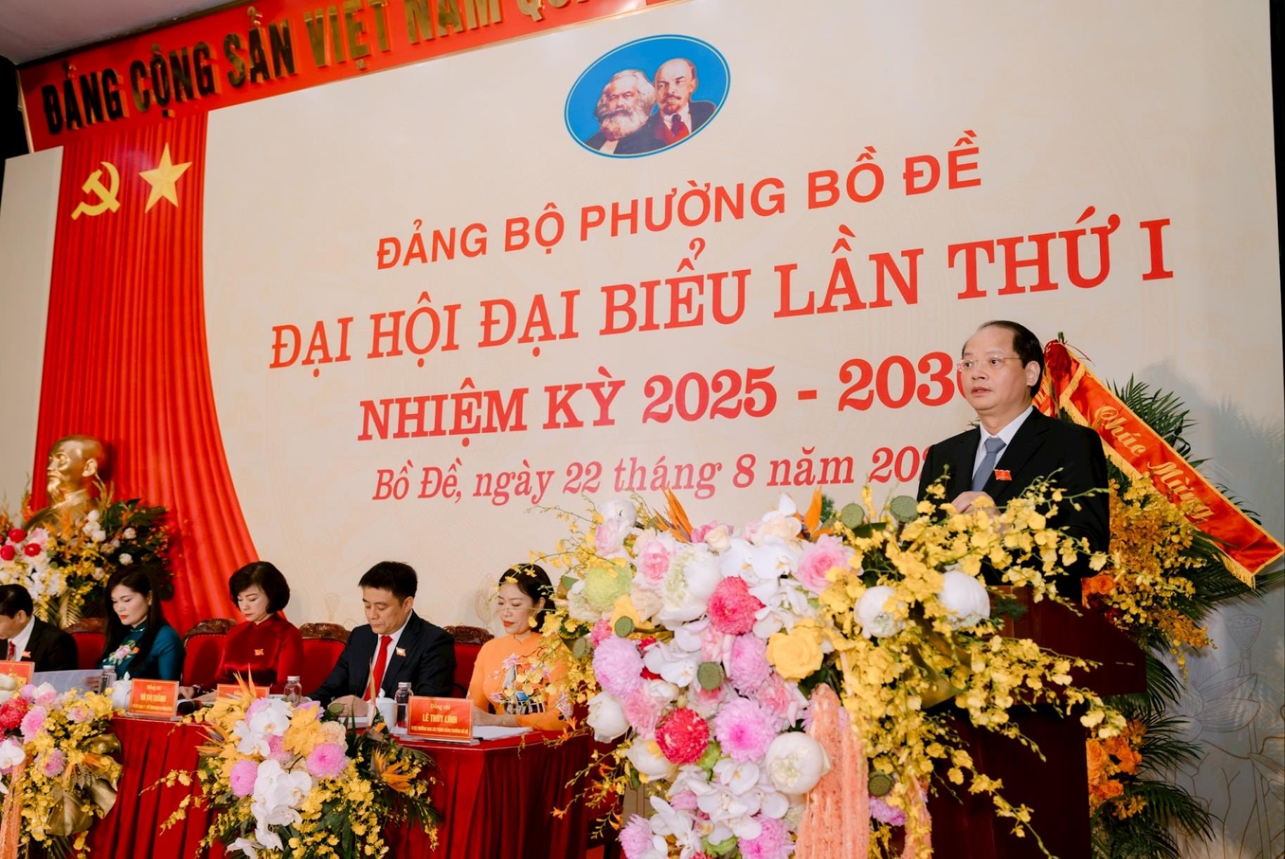 Đại hội đại biểu Đảng bộ phường Bồ Đề lần thứ I, nhiệm kỳ 2025-2030 thành công tốt đẹp- Ảnh 5.