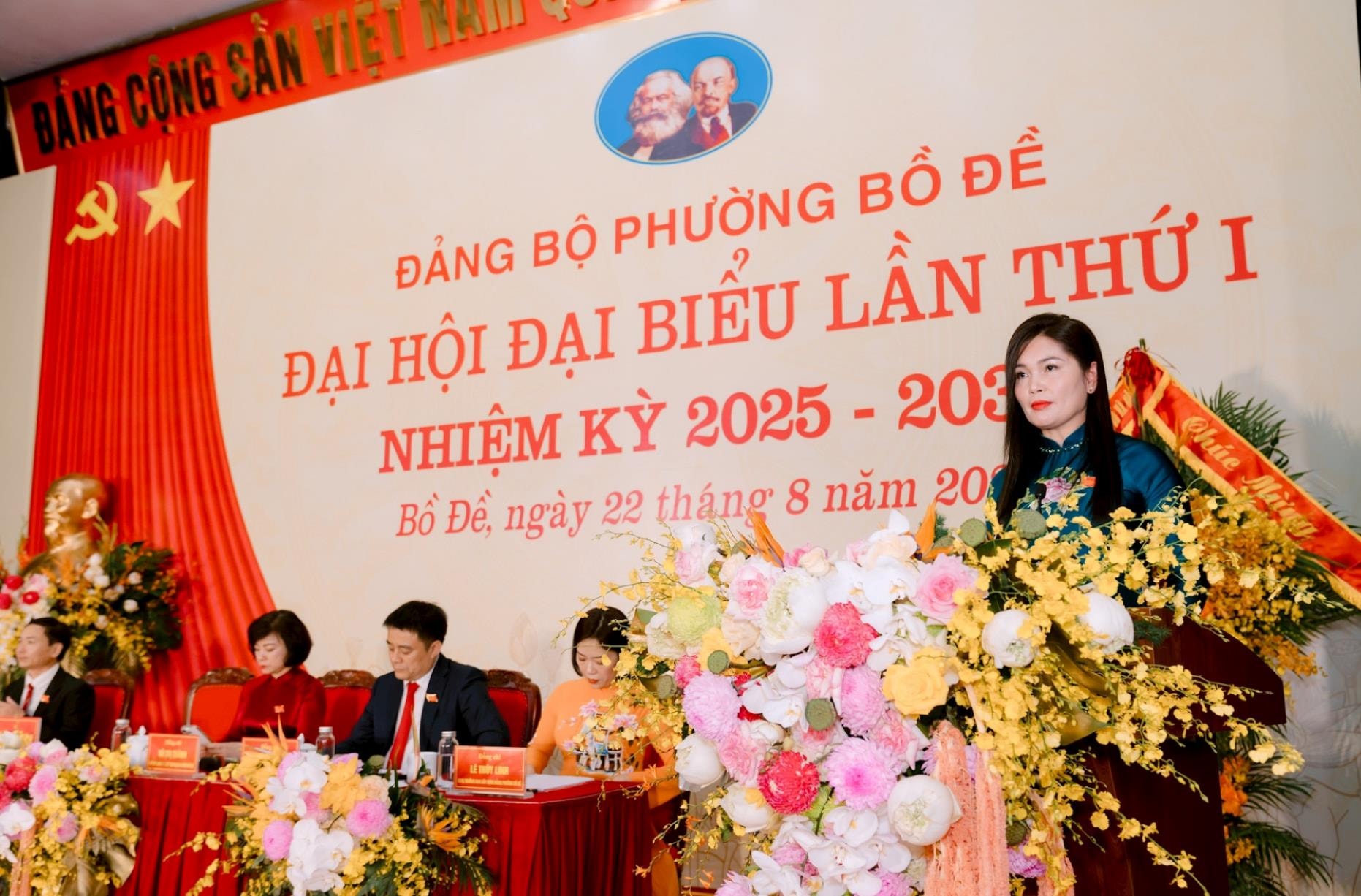 Đại hội đại biểu Đảng bộ phường Bồ Đề lần thứ I, nhiệm kỳ 2025-2030 thành công tốt đẹp- Ảnh 6.