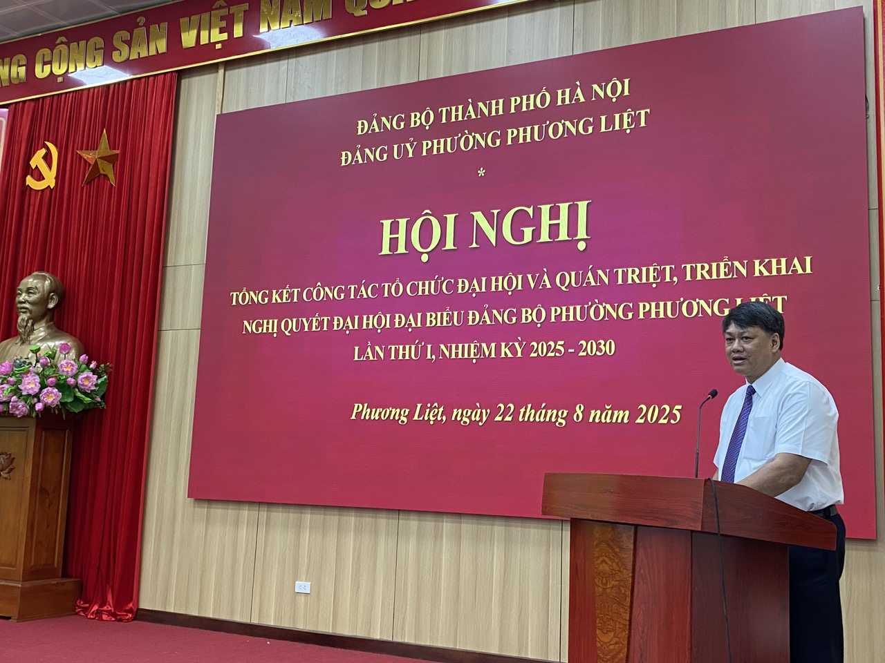 Đảng ủy phường Phương Liệt tổ chức Hội nghị Tổng kết công tác Đại hội và quán triệt, triển khai nghị quyết Đại hội Đảng bộ phường Phương Liệt lần thứ I, nhiệm kỳ 2025 - 2030- Ảnh 5.