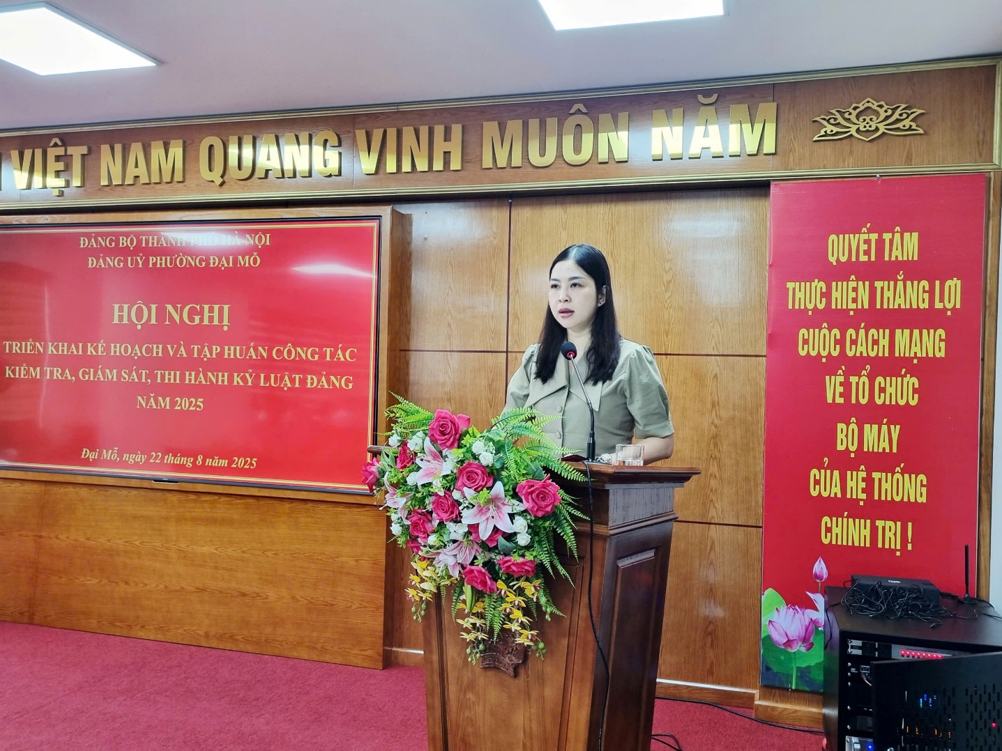 Đảng ủy phường Đại Mỗ triển khai kế hoạch và tập huấn công tác kiểm tra, giám sát, thi hành kỷ luật đảng năm 2025- Ảnh 2.