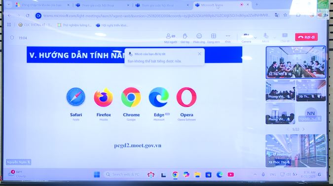 Sở Giáo dục và Đào tạo Hà Nội tổ chức Hội nghị trực tuyến tập huấn phần mềm phổ cập giáo dục, xóa mù chữ- Ảnh 4.