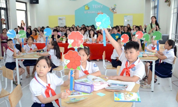 Trường Tiểu học Vạn Xuân tổ chức chuyên đề “Sinh hoạt chuyên môn theo nghiên cứu bài học”- Ảnh 4.