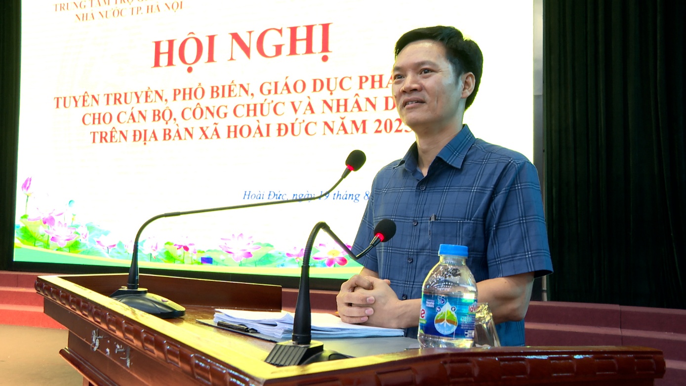 Xã Hoài Đức tổ chức hội nghị tuyên truyền, phổ biến giáo dục pháp luật năm 2025- Ảnh 6.