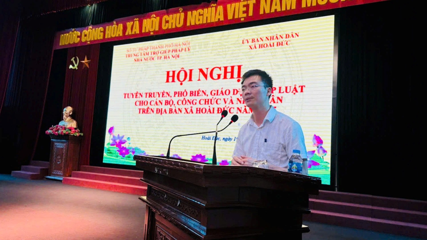 Xã Hoài Đức tổ chức hội nghị tuyên truyền, phổ biến giáo dục pháp luật năm 2025- Ảnh 9.