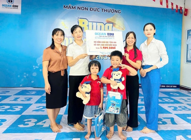 Trường Mầm Non Đức Thượng tổ chức hội thi Rung chuông vàng Olympic Tiếng Anh- Ảnh 4.
