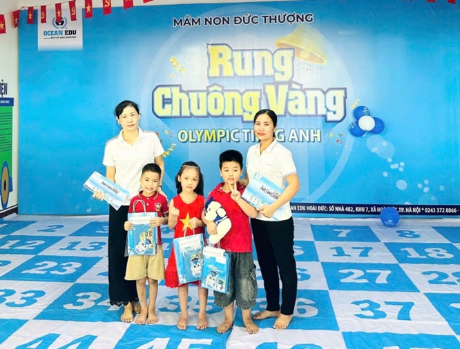 Trường Mầm Non Đức Thượng tổ chức hội thi Rung chuông vàng Olympic Tiếng Anh- Ảnh 5.