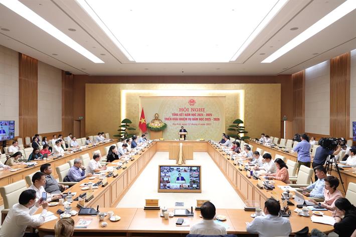 Hội nghị trực tuyến toàn quốc Tổng kết năm học 2024-2025, triển khai nhiệm vụ năm học mới 2025-2026- Ảnh 1.