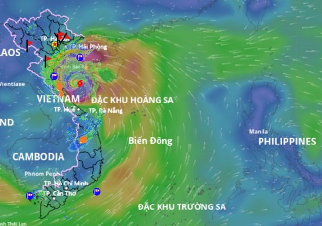 Bão số 5 vào đất liền, Hà Nội gió mạnh, mưa lớn- Ảnh 2.