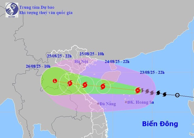 Bão số 5 (KAJIKI) mạnh cấp 12-13, giật cấp 16- Ảnh 1.