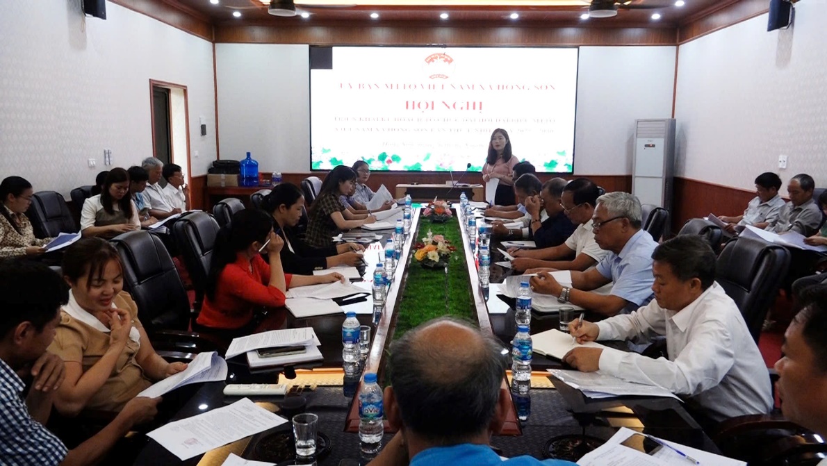 Hồng Sơn triển khai Kế hoạch tổ chức Đại hội đại biểu MTTQ Việt Nam xã lần thứ I, nhiệm kỳ 2025-2030- Ảnh 1.