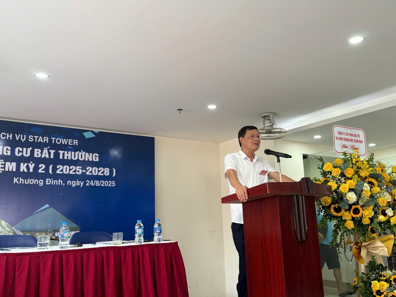 Tổ chức thành công Hội nghị nhà chung cư bất thường tại tòa nhà Star Tower - Ảnh 1.
