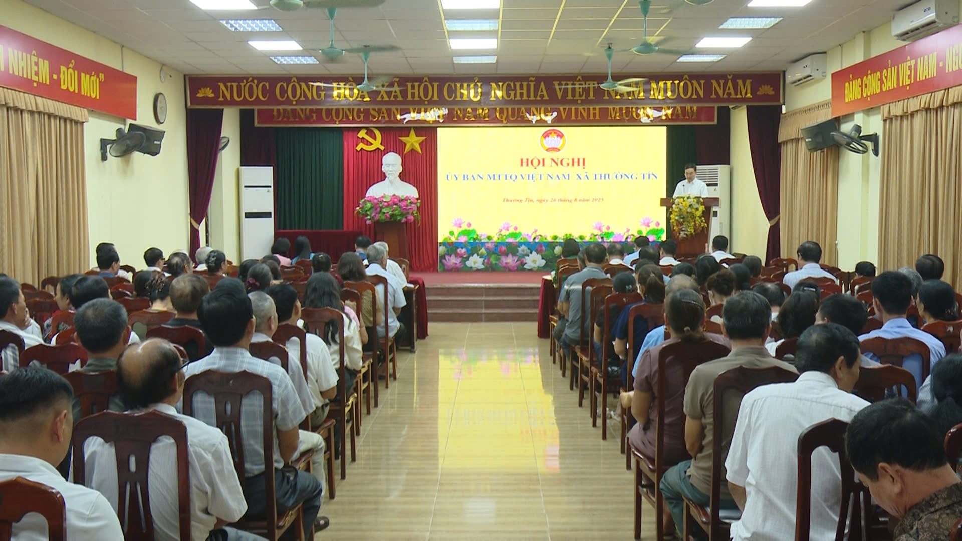 Hội nghị MTTQ xã Thường Tín chuẩn bị công tác Đại hội MTTQ xã Thường Tín lần thứ I nhiệm kỳ 2025-2030