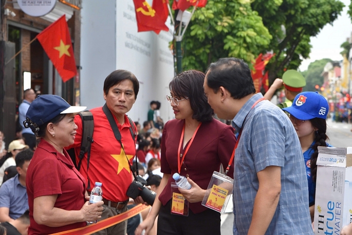 Phường Cửa Nam động viên các lực lượng phục vụ trực tiếp Lễ diễu binh, diễu hành- Ảnh 3.