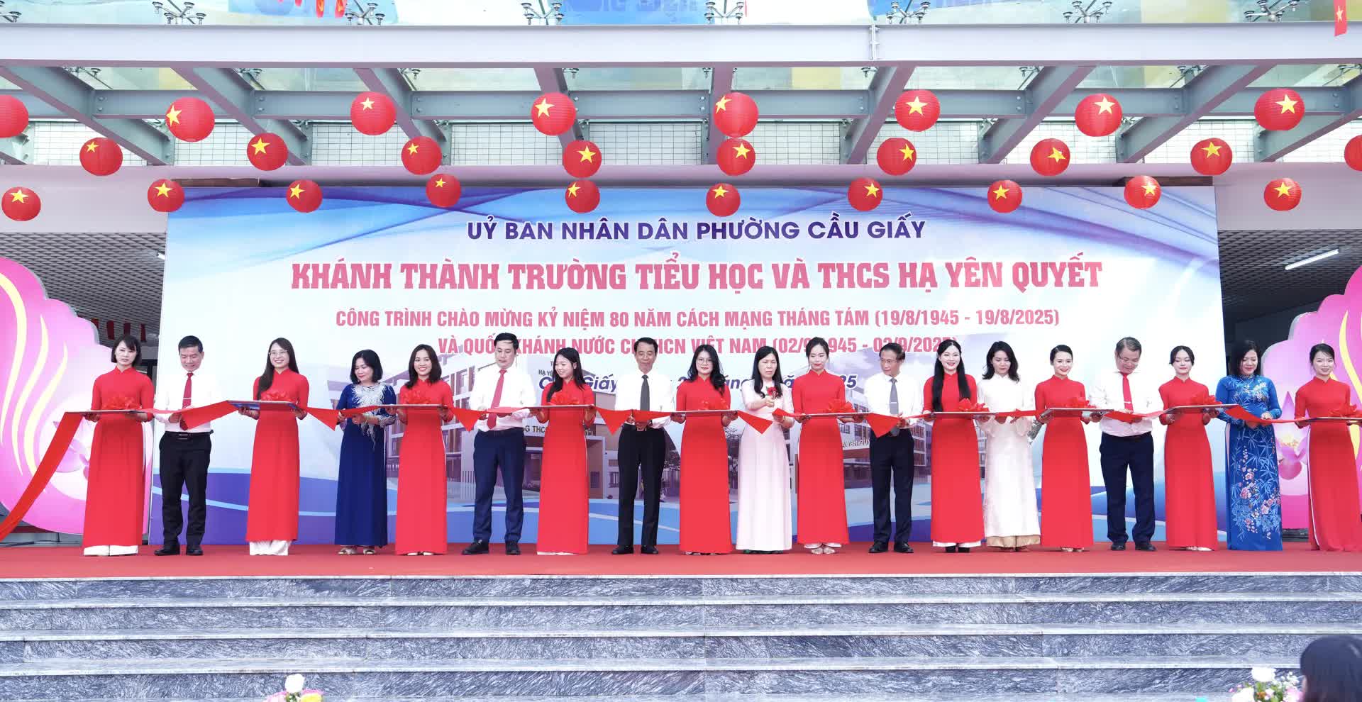 Phường Cầu Giấy: khánh thành trường Tiểu học và THCS Hạ Yên Quyết- Ảnh 5.