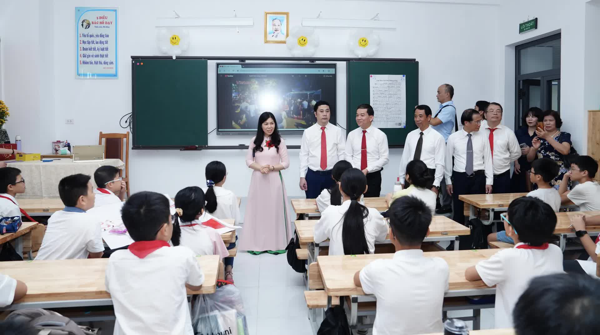 Phường Cầu Giấy: khánh thành trường Tiểu học và THCS Hạ Yên Quyết- Ảnh 8.